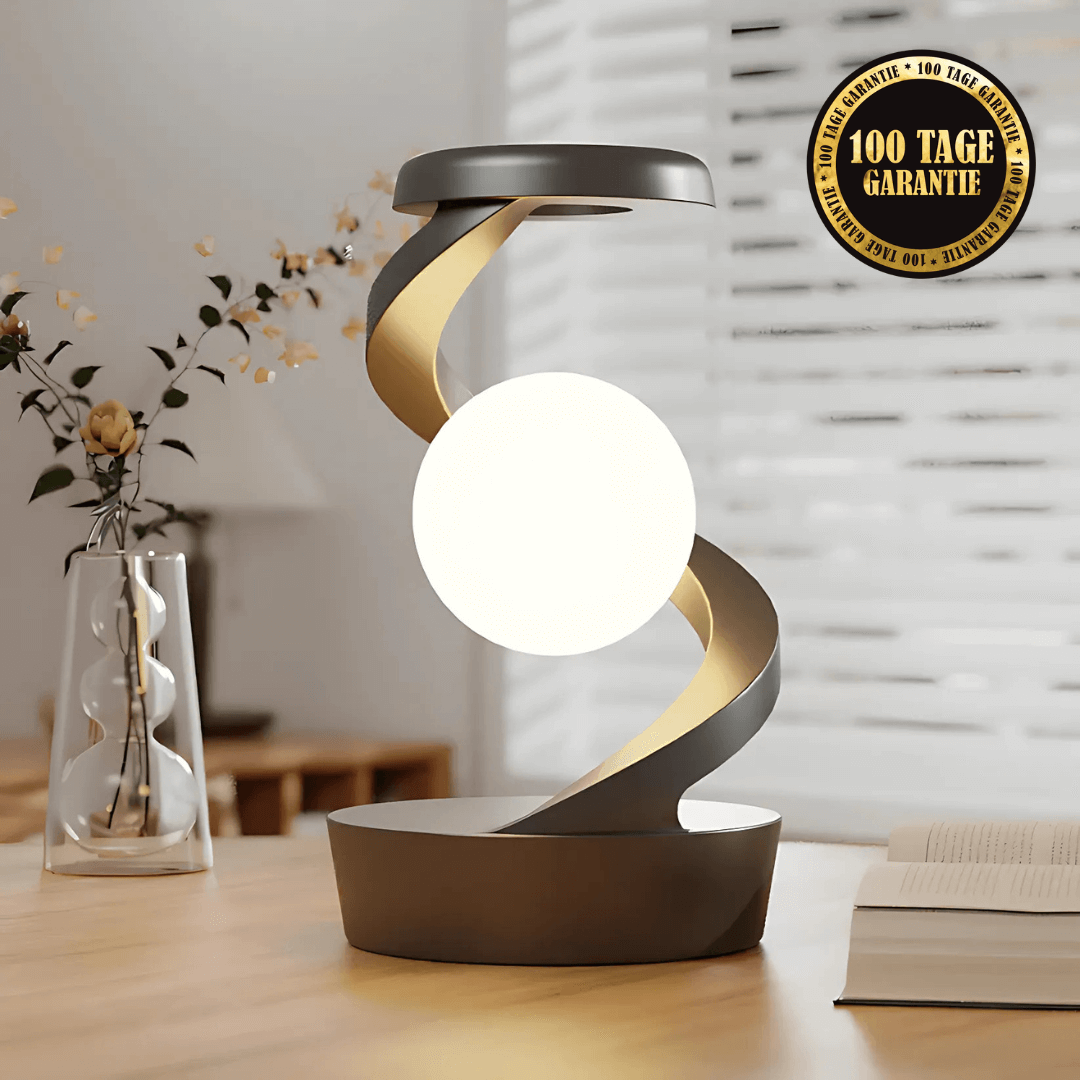 LUMASPIN - Magische Designleuchte mit eingebauter Ladevorrichtung
