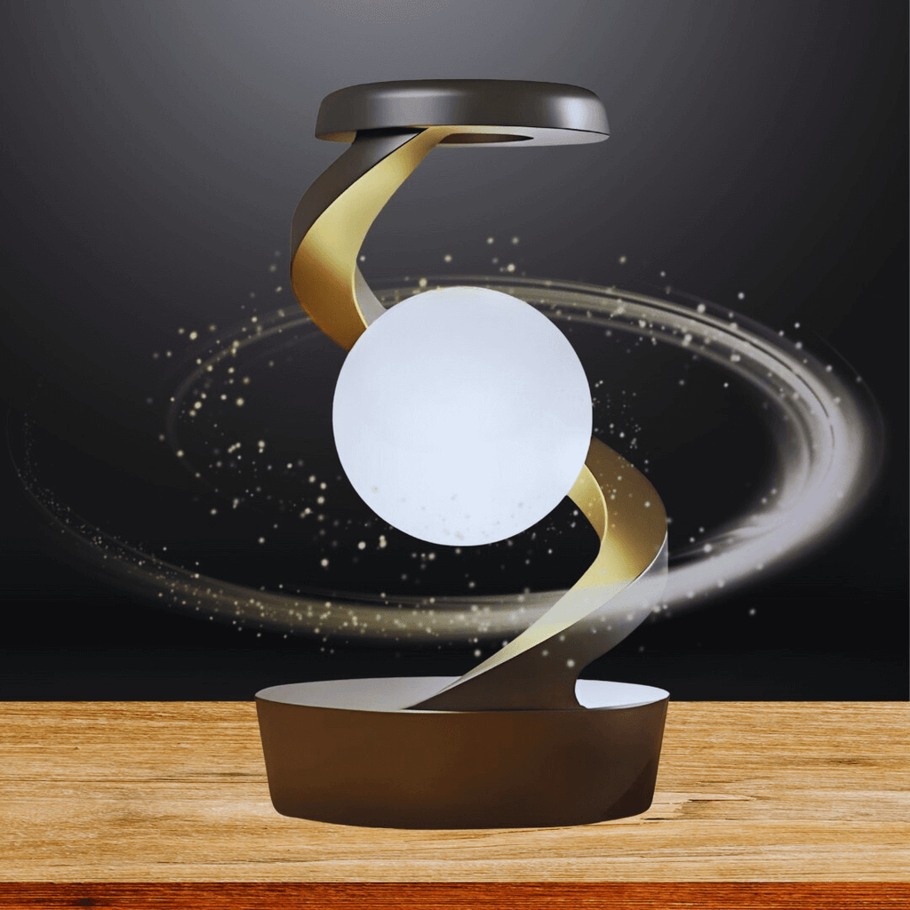 LUMASPIN - Magische Designleuchte mit eingebauter Ladevorrichtung